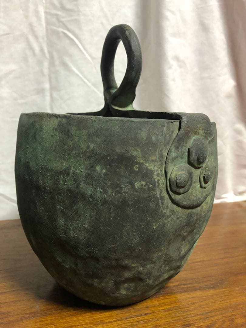 釣瓶/2個セット/アンティーク　緑錆