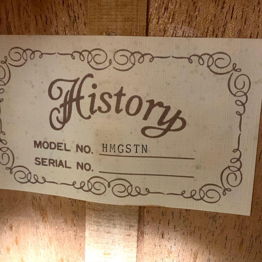 HISTORY HMG S TN 日本製アコギ 新品弦・清掃済