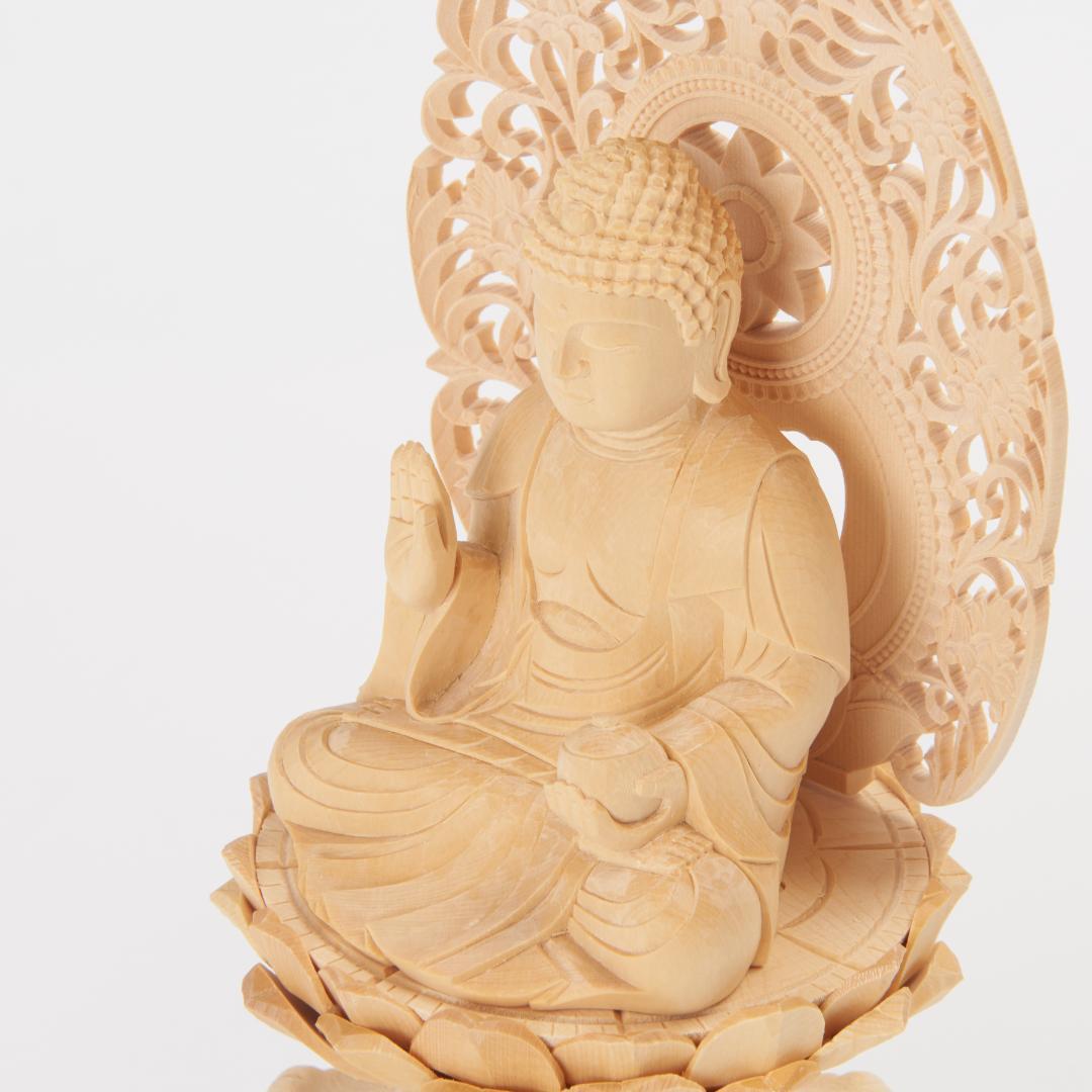 桧　２.５寸　薬師如来 #仏像