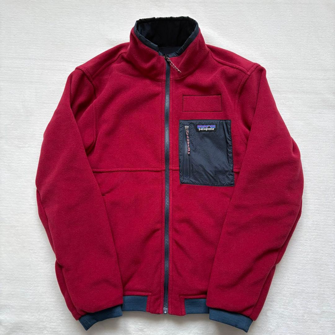 パタゴニア リバーシブルシェルドマイクロディニジャケット26215 紺/赤 XS