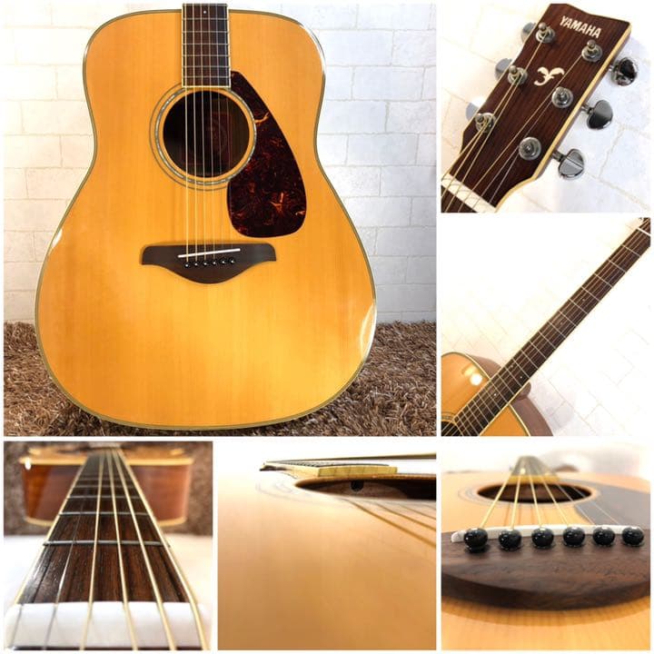 1599.FG730S/トップ単板/弦高等調整/アコースティックギター/訳あり