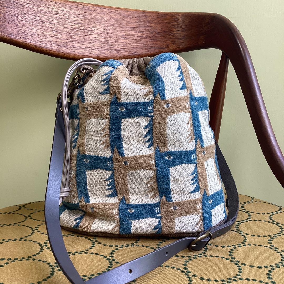 ミナペルホネンthoroughbred ポシェット　ハンドメイド