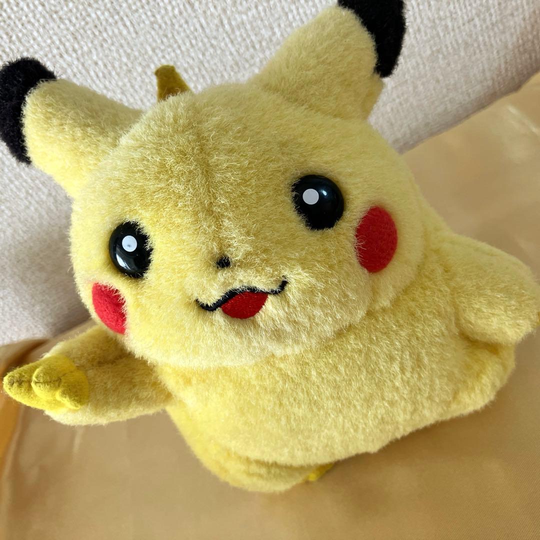 【激レア】TOMY 初期ピカチュウ ピース ぬいぐるみ レトロ