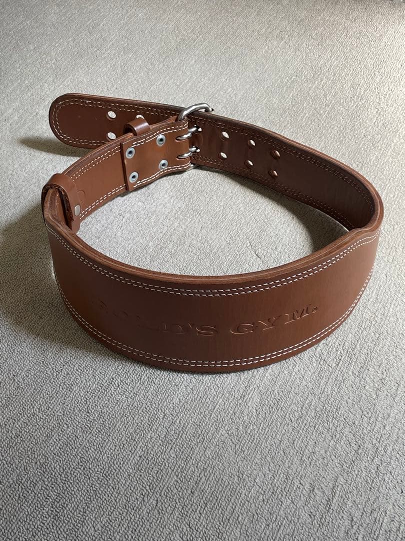 [トレーニー必見！] 状態良好！ゴールドジム トレーニングベルト L サイズ