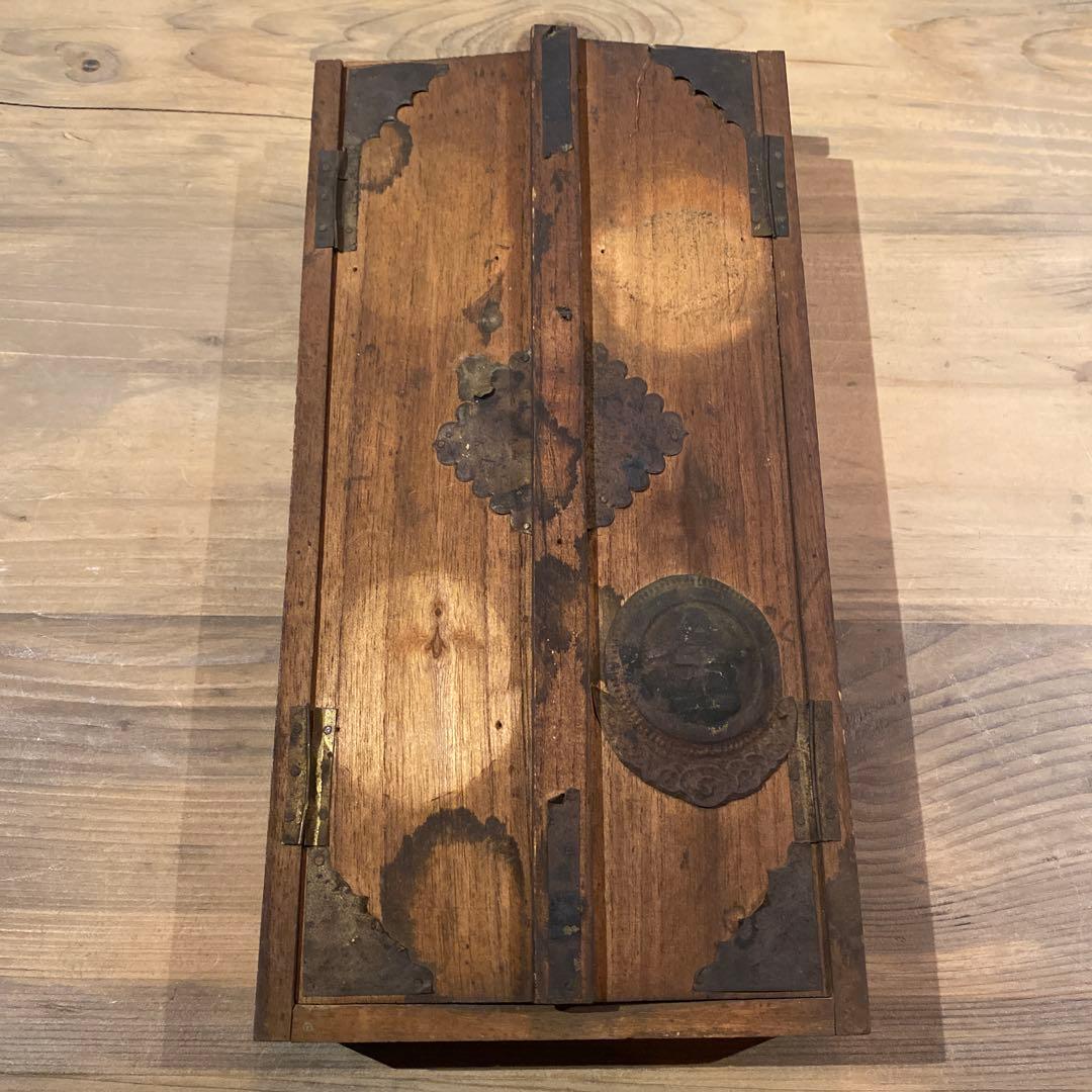 江戸〜明治 商家用 金庫守の厨子 金運祈願