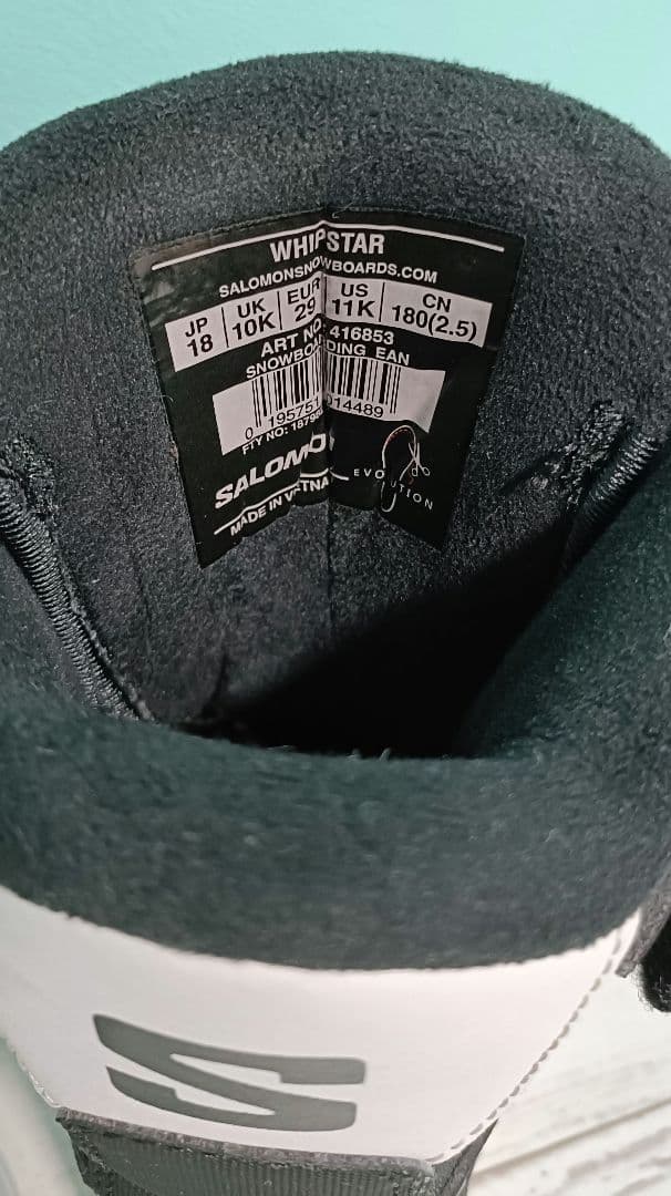 【SALOMON】子ども用スノーボードブーツ18cm