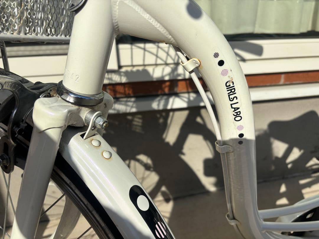 『引き取り限定』サイクルベースあさひ ガールズ ラボ ラブリーホワイト24インチ