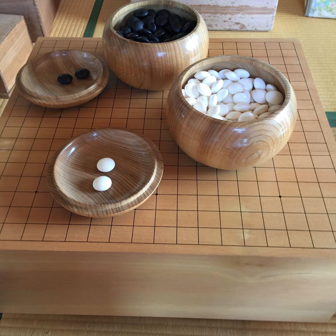 碁盤、石セット