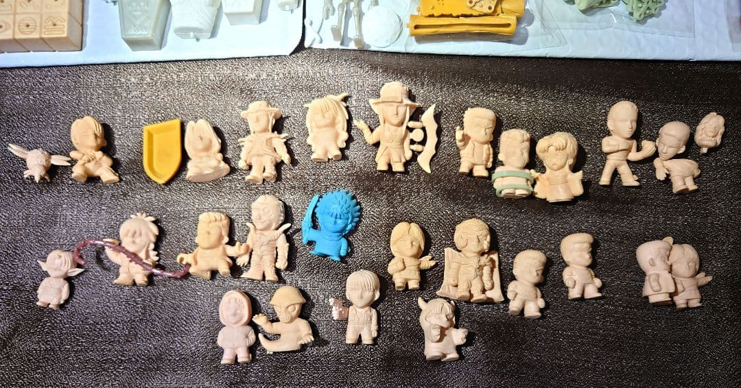 幽遊白書 武術会ジオラマ3段コンプ 人形ダブり無し50体超 大量 チョコスナック