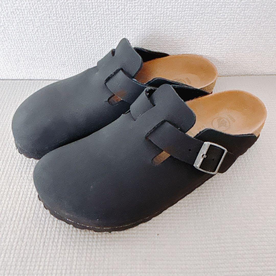 未使用✨ビルケンシュトック ボストン ヴィーガン EU38/24cm ブラック