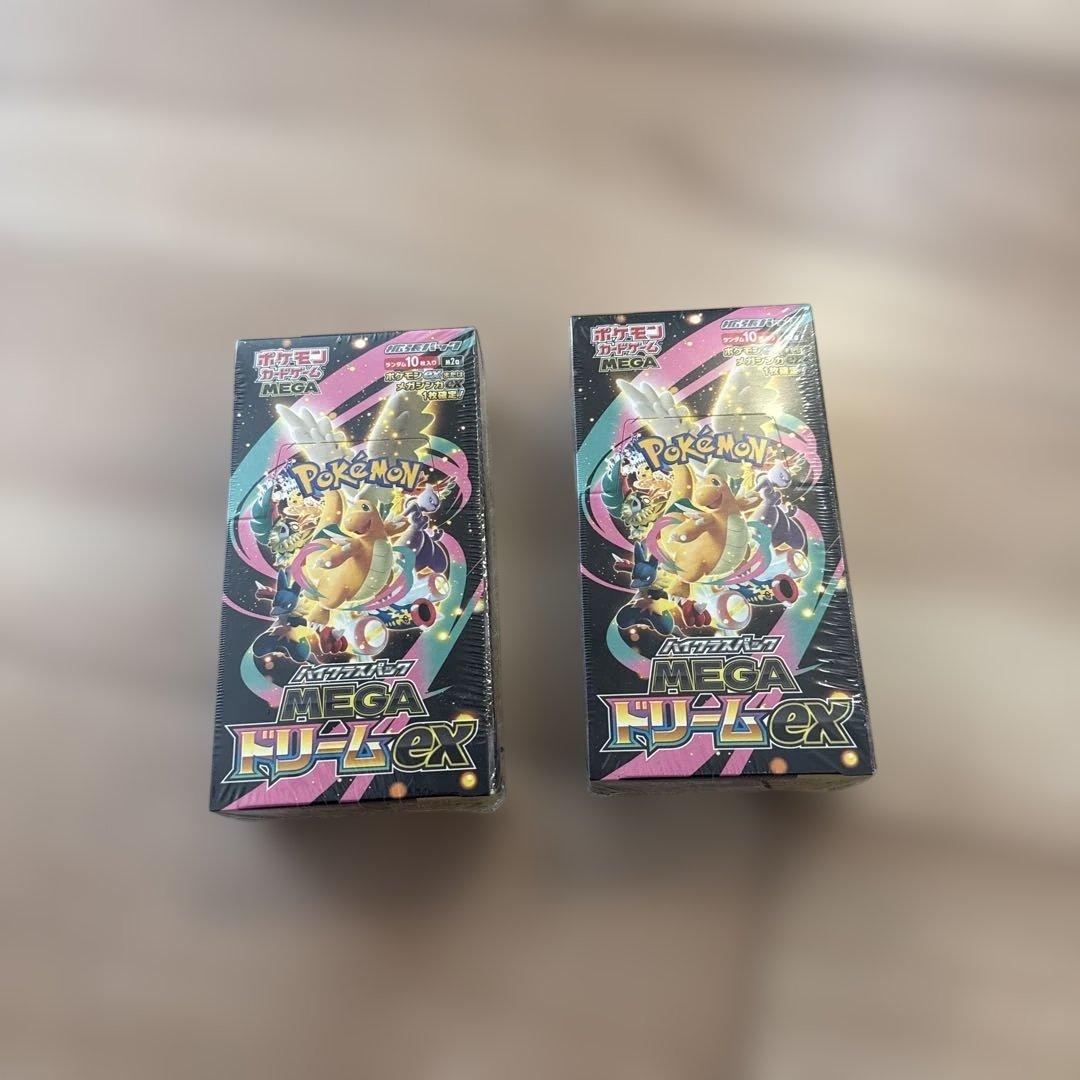 【シュリンク付き】ポケモンカードゲーム MEGA ドリームEX 2BOX