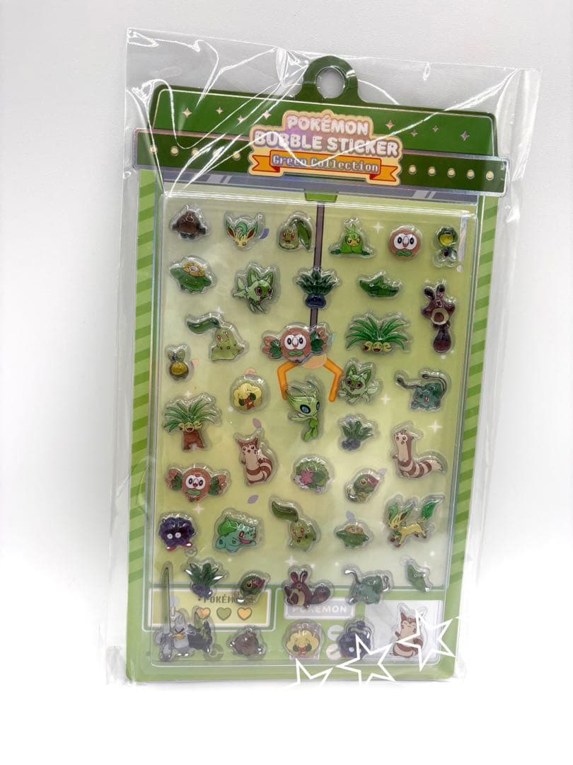韓国限定　ポケモン バブルステッカー 8枚セット　メタモンシークレットマンション