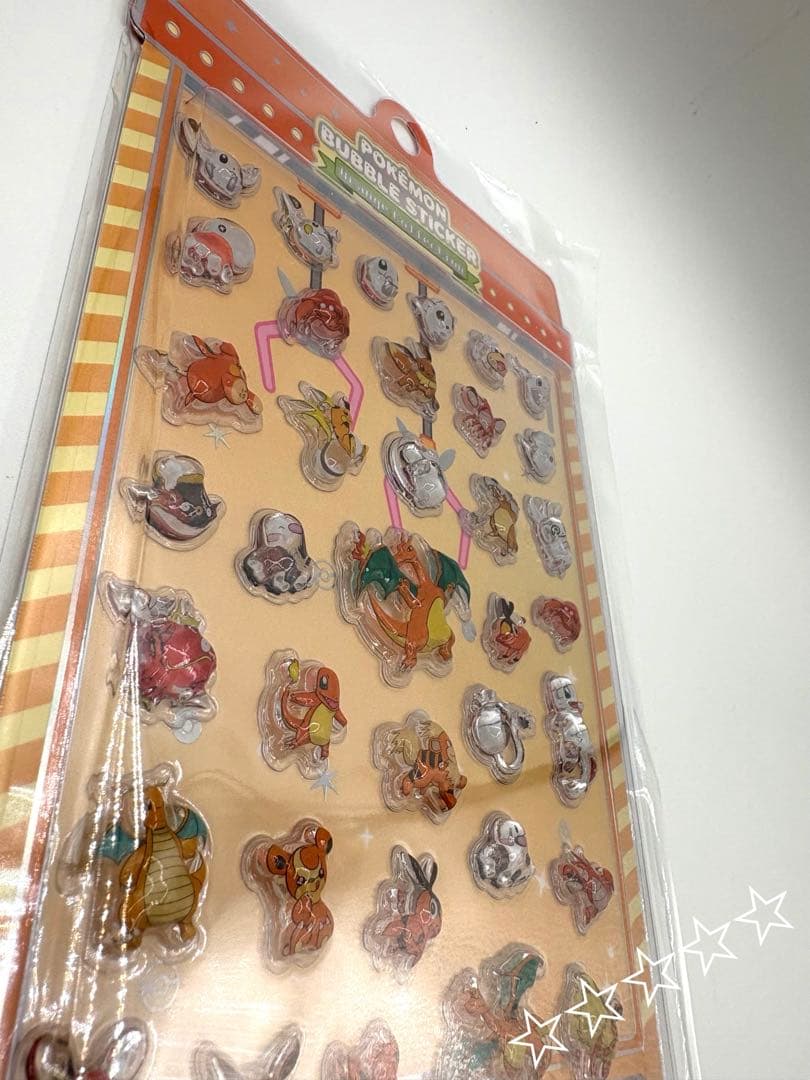韓国限定　ポケモン バブルステッカー 8枚セット　メタモンシークレットマンション