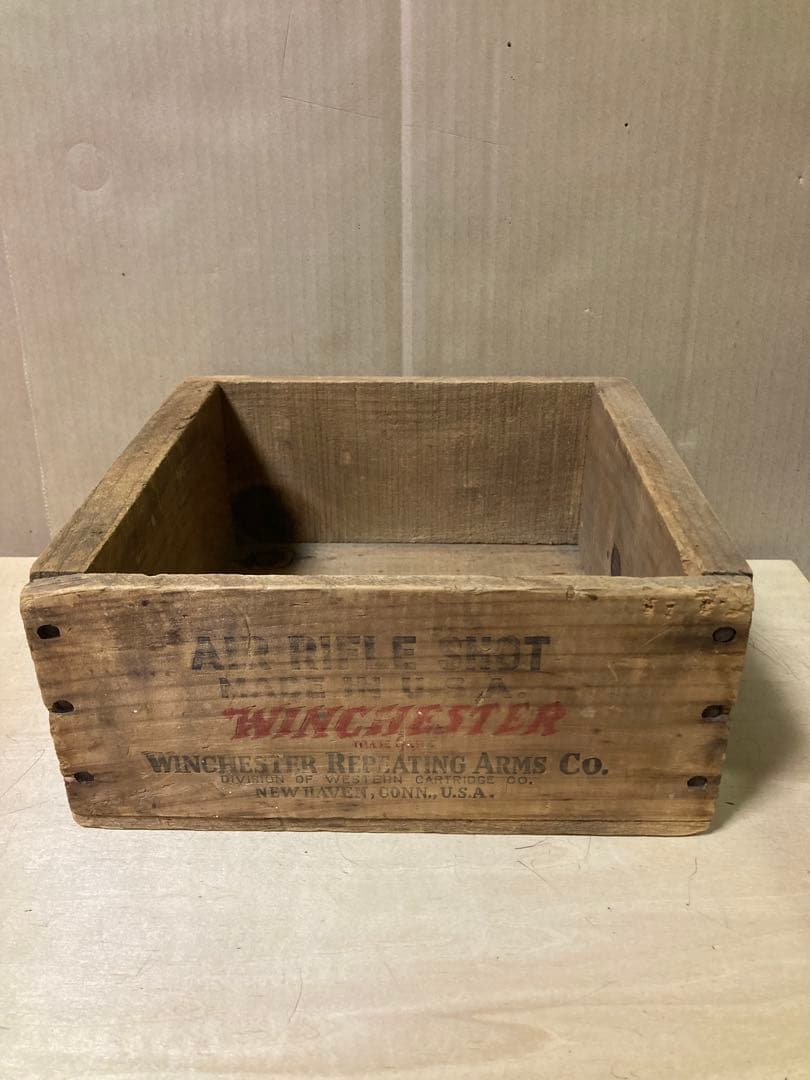 アメリカ　ウィンチェスター　木箱　アンティーク　ビンテージ　当時物