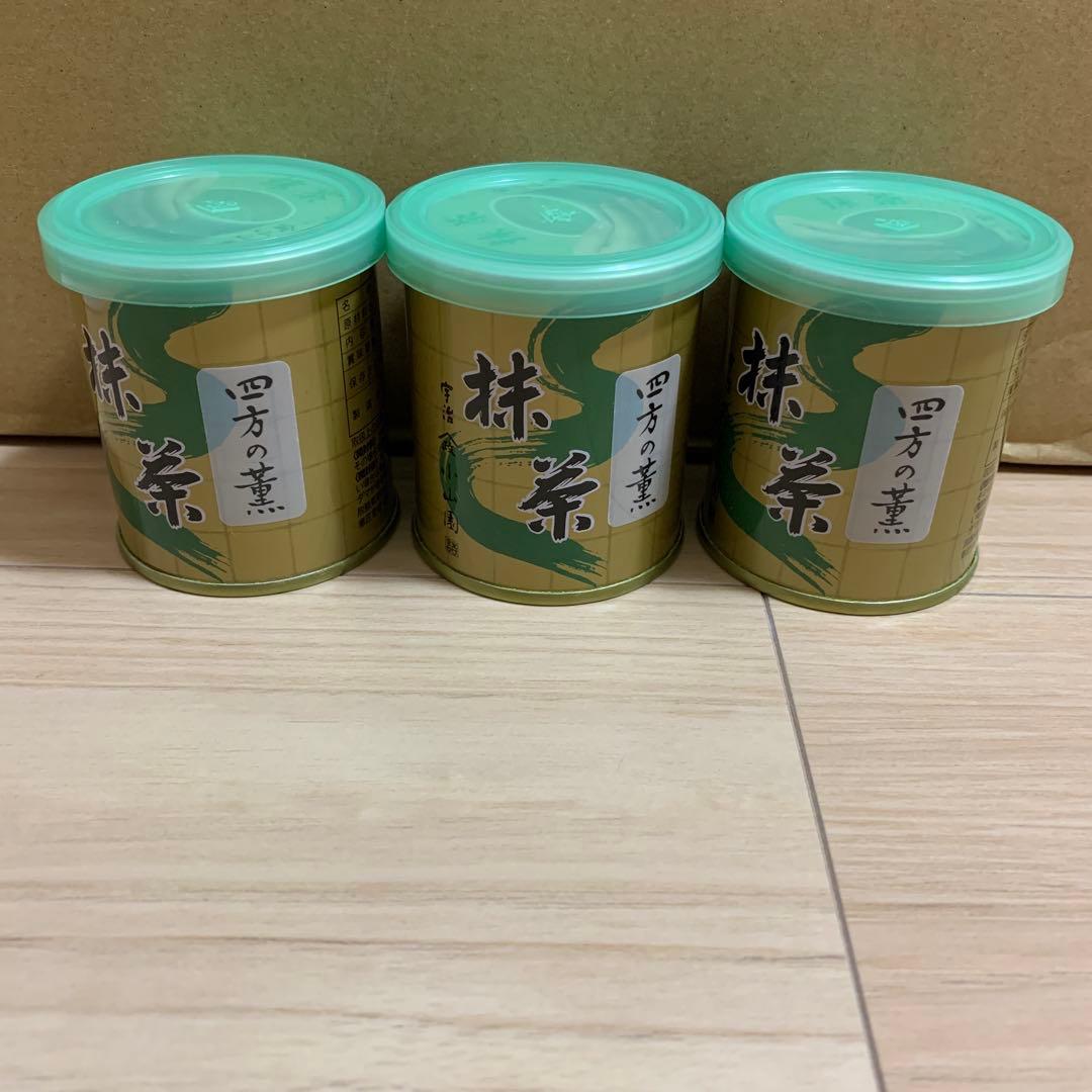 山政小山園抹茶 四方の薫30g 3個セット