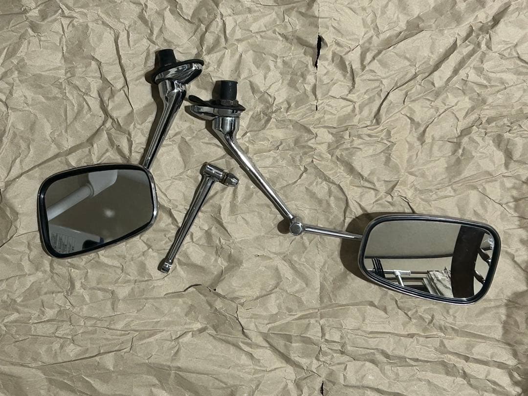 親*方様 英国 DESMOミラー クローム 2個セット