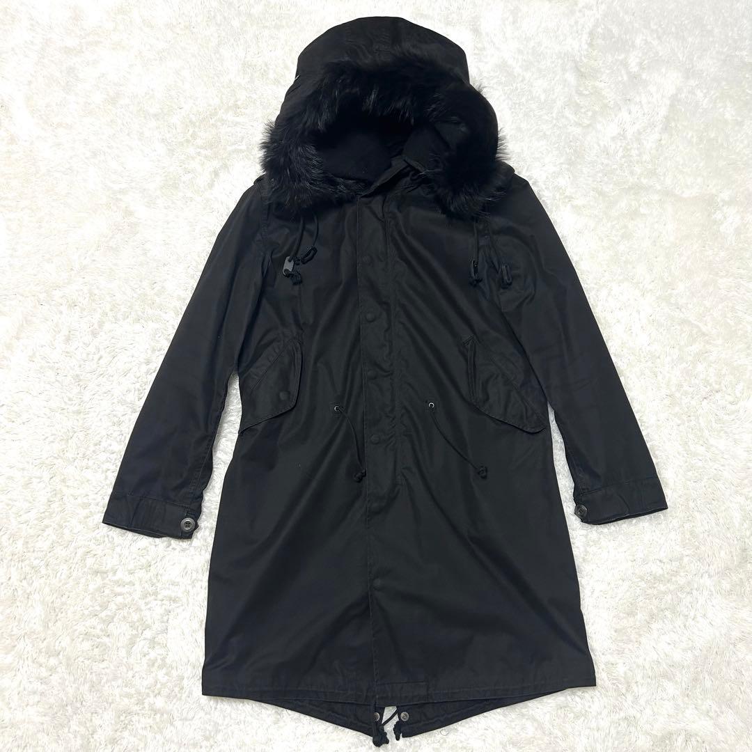 希少　ATTACHMENT アタッチメント　モッズコート　M-51 ブラック　2