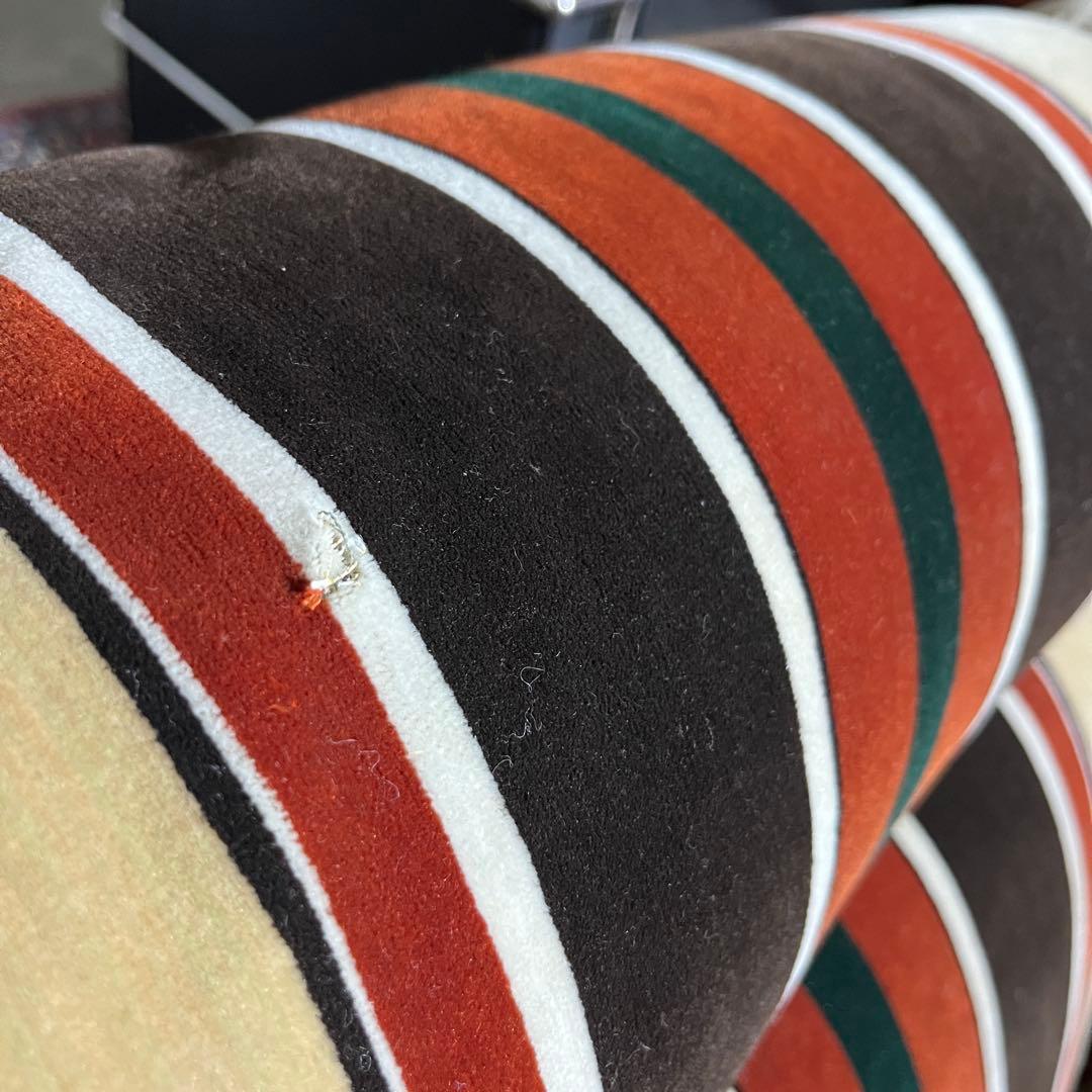 ☆激レア☆ビンテージソファー☆ベロア地☆ストライプがお洒落☆A