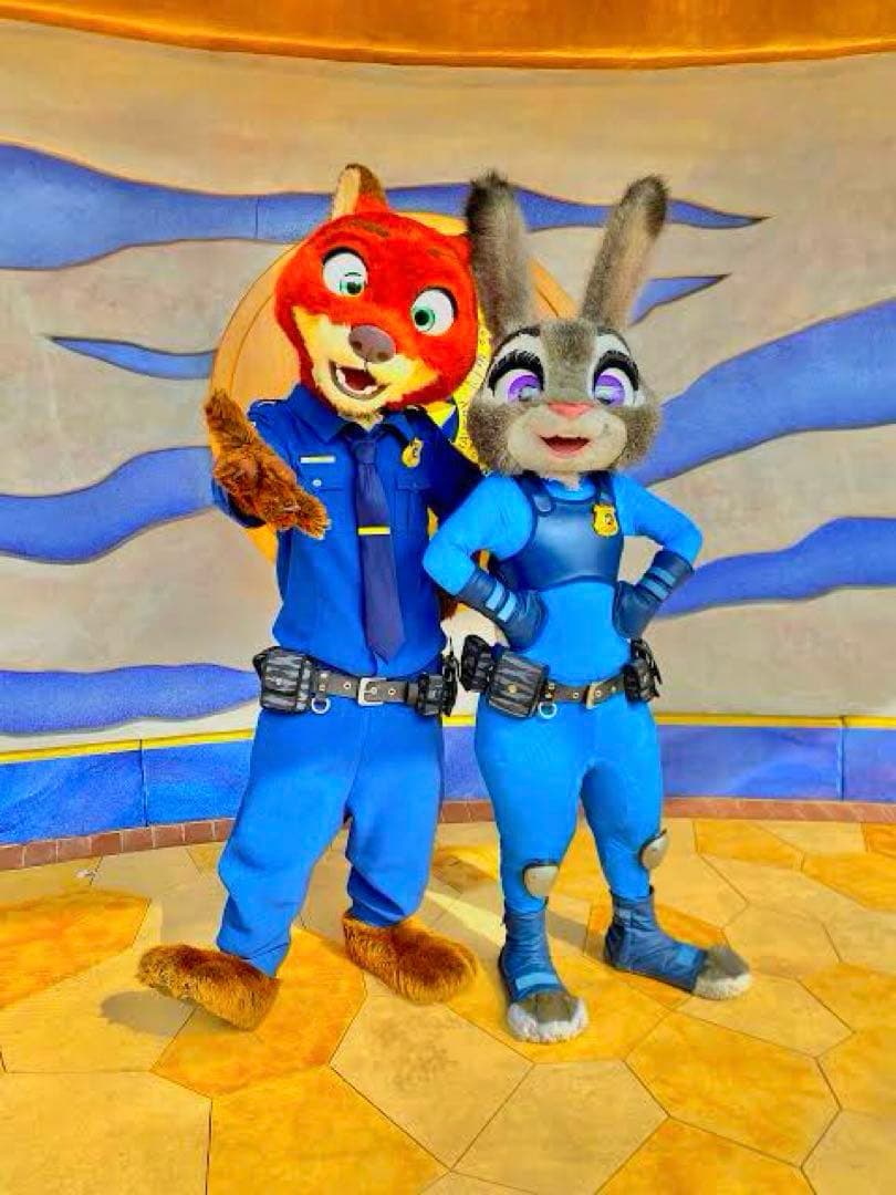 ズートピア Fluffy Puffy ニック ＆ ジュディ ポリスコスチューム