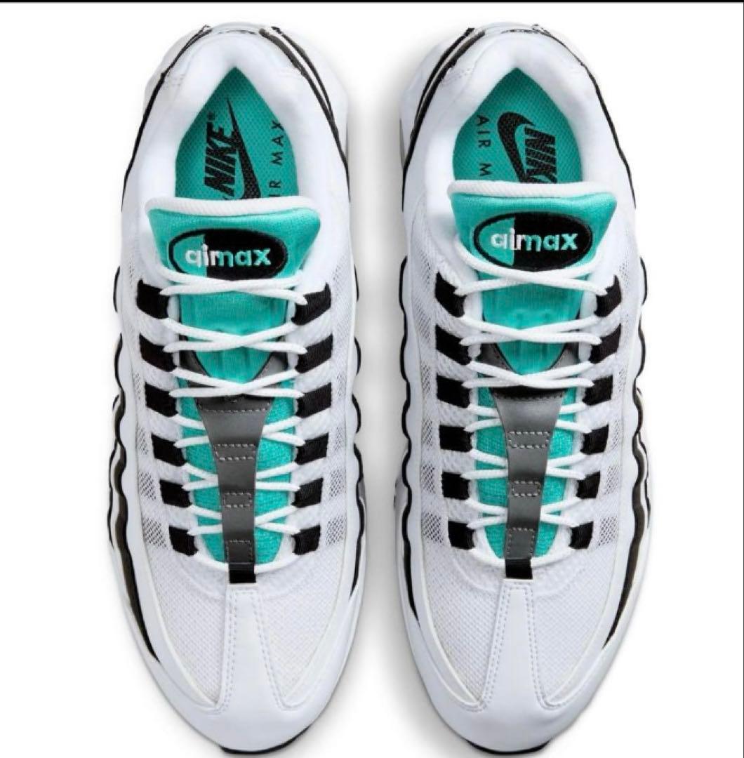 NIKE Air Max 95 ホワイト/ブラック/ティール