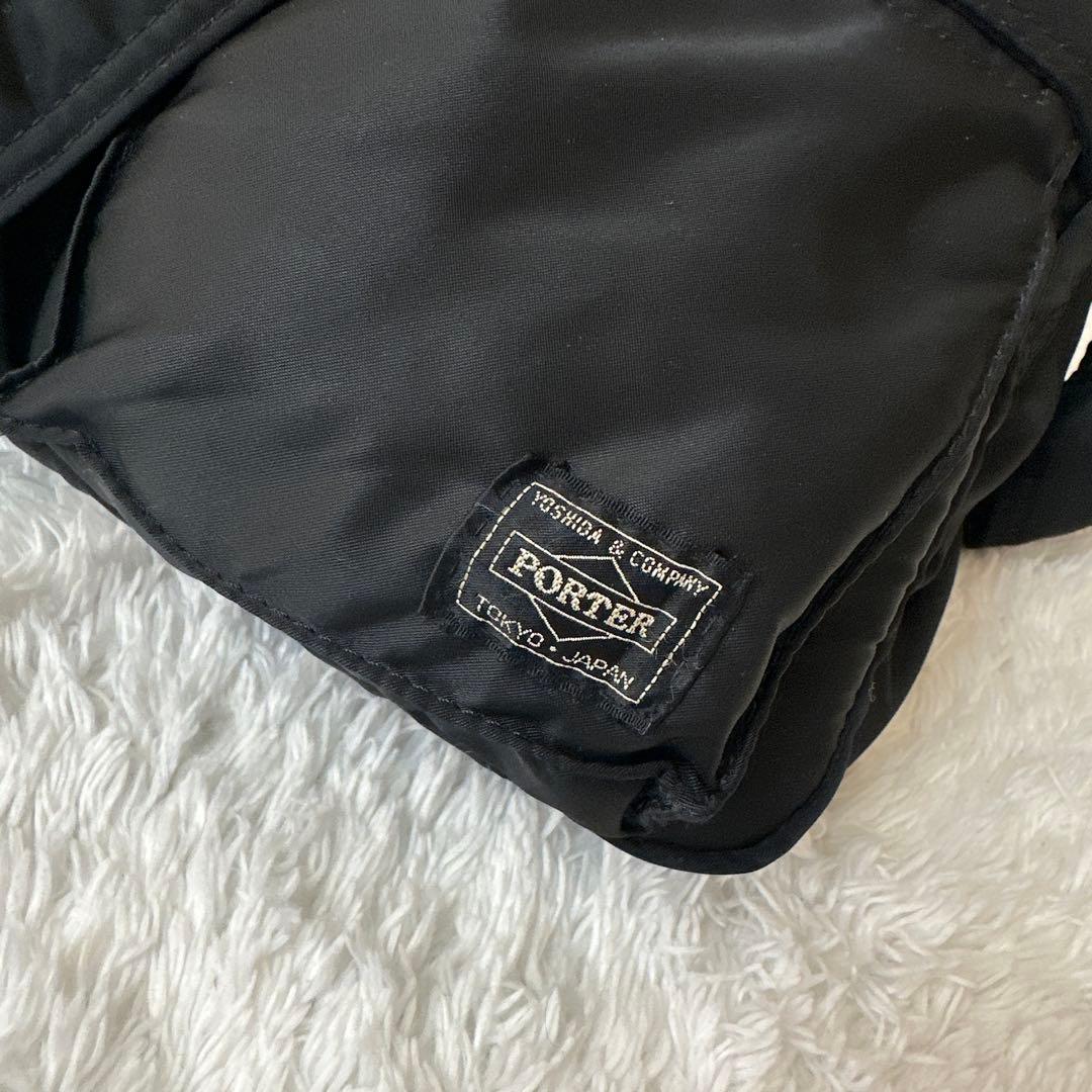 PORTER ポーター　タンカー　新型　二層式　ショルダー　バッグ　ブラック
