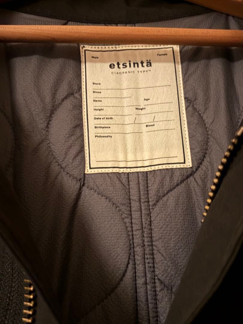 etsinta エシンタ　切替マキシミリタリーコ ート　チャオパニック