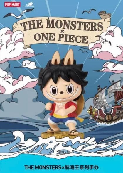 POP MART ONE PIECE x LABUBU ルフィ フィギュア