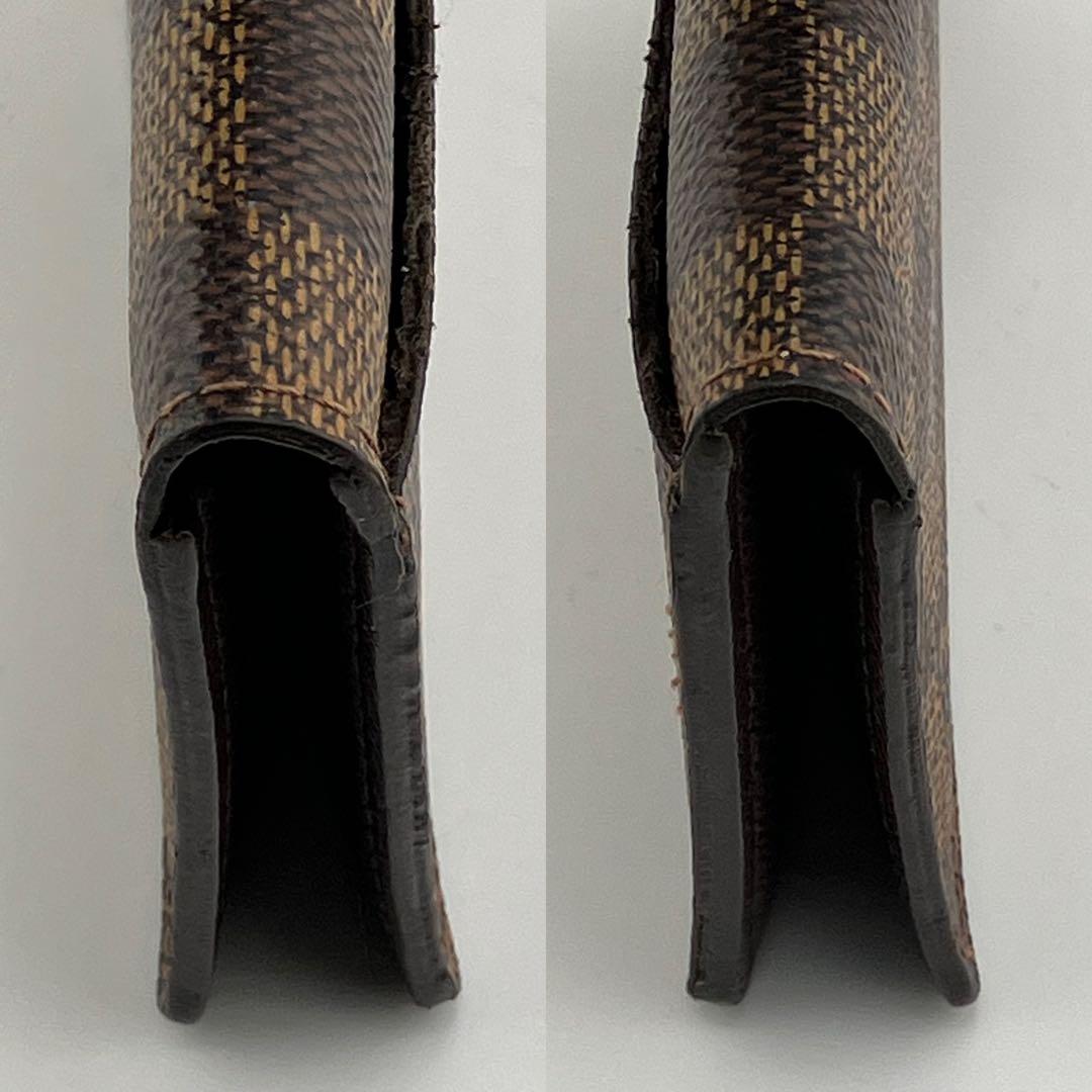 人気✨美品✨ルイ ヴィトン ダミエ オーガナイザー ドゥポッシュ 名刺入れ 茶色