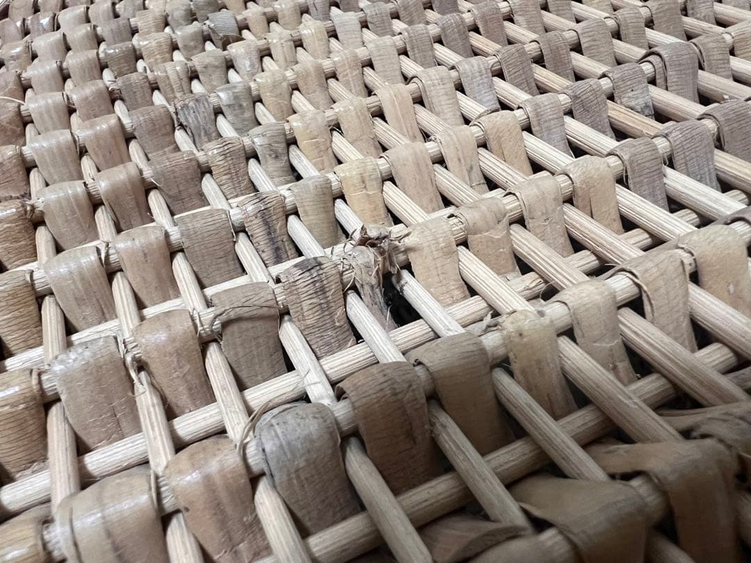 アンティーク　ピクニックトランク　レトロ　ピクニックバスケット ラタン