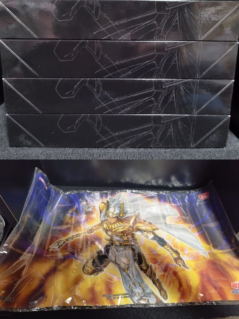 遊戯王OCG 20th ANNIVERSARY SET 4BOX＆プレイマット