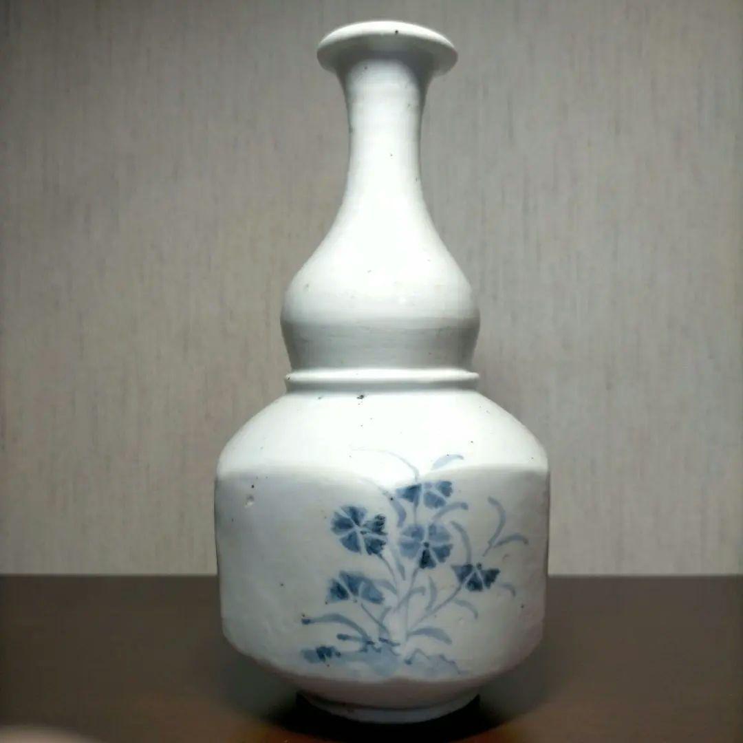 李朝面取瓢形徳利