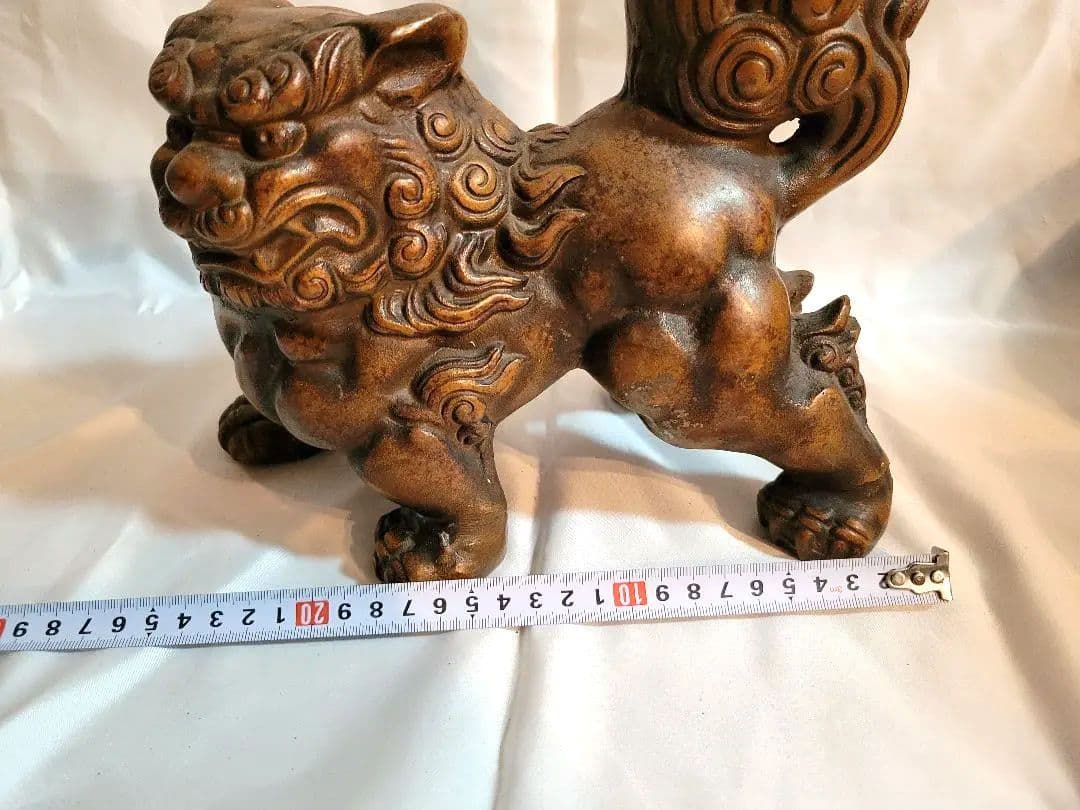 ヴィンテージ品　 ブロンズ獅子 置物