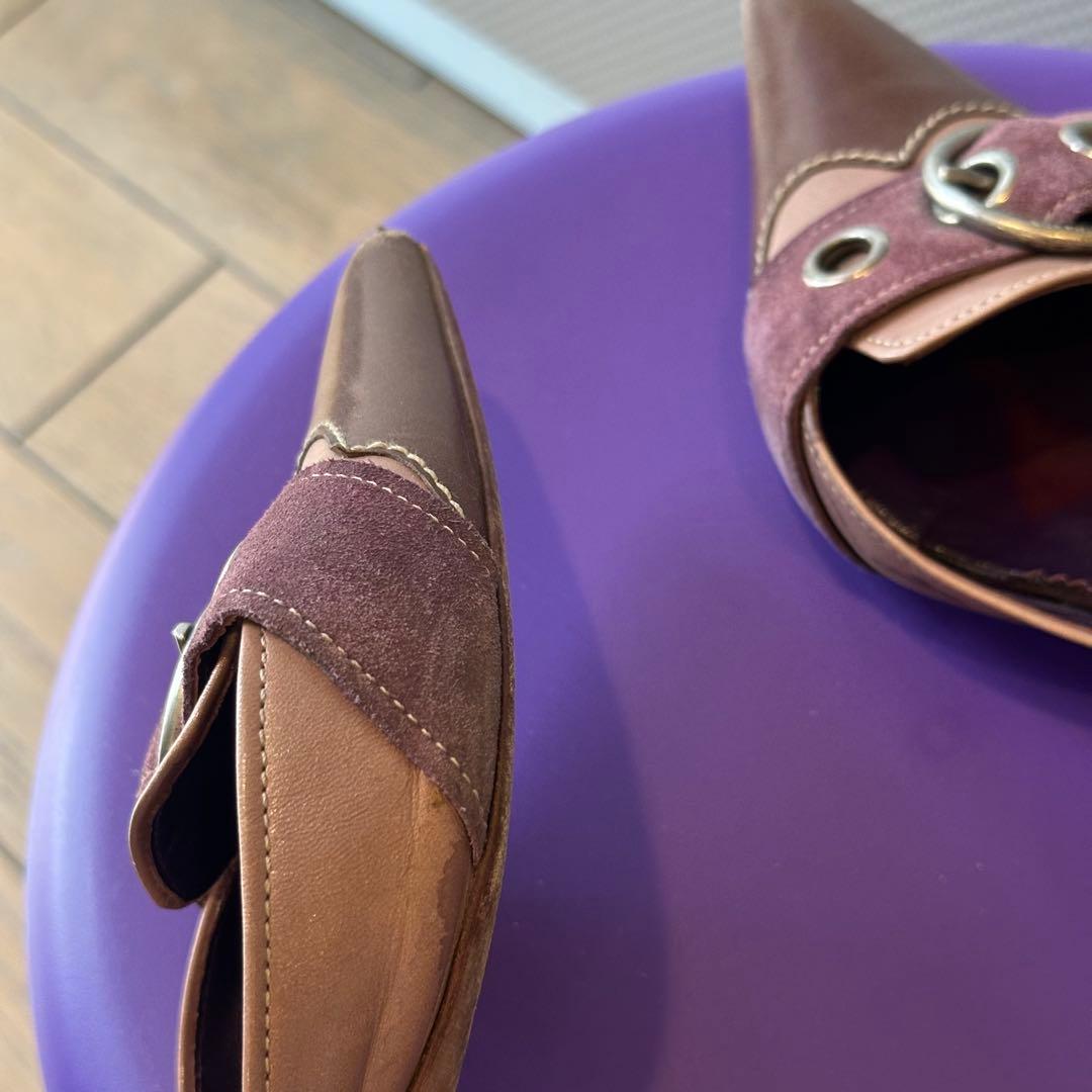 PRADA プラダ ポインテッドトゥミュール