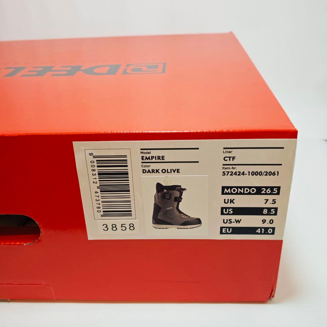 スノーボード DEELUXE EMPIRE CTF 26.5 DARK OLIVE