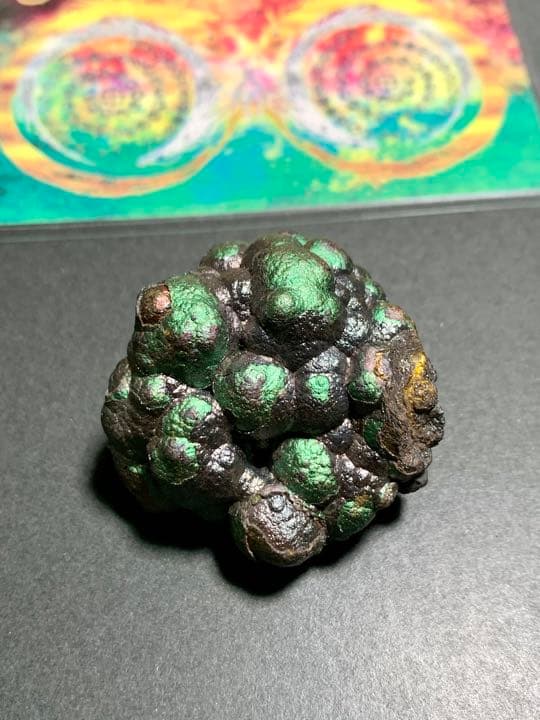 魔法聖石　虹レクライ　原石　お守り　No.4