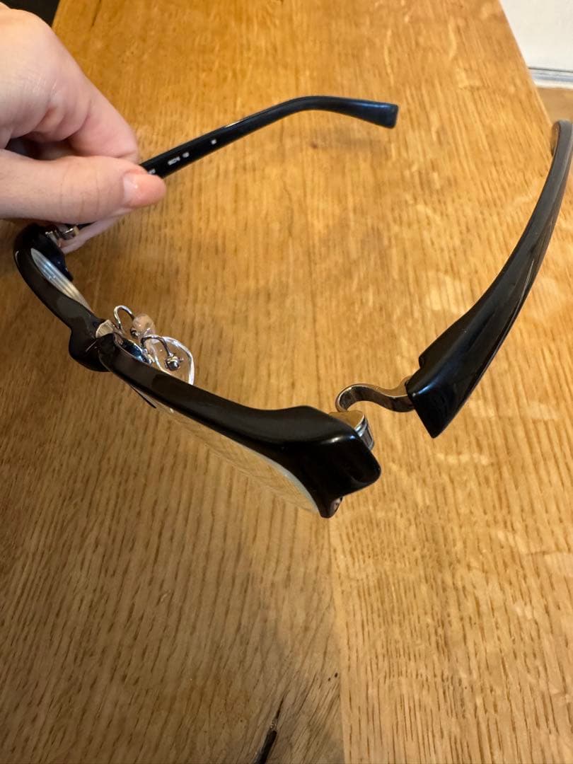 999.9 フォーナインズ　ハーフリムメガネ