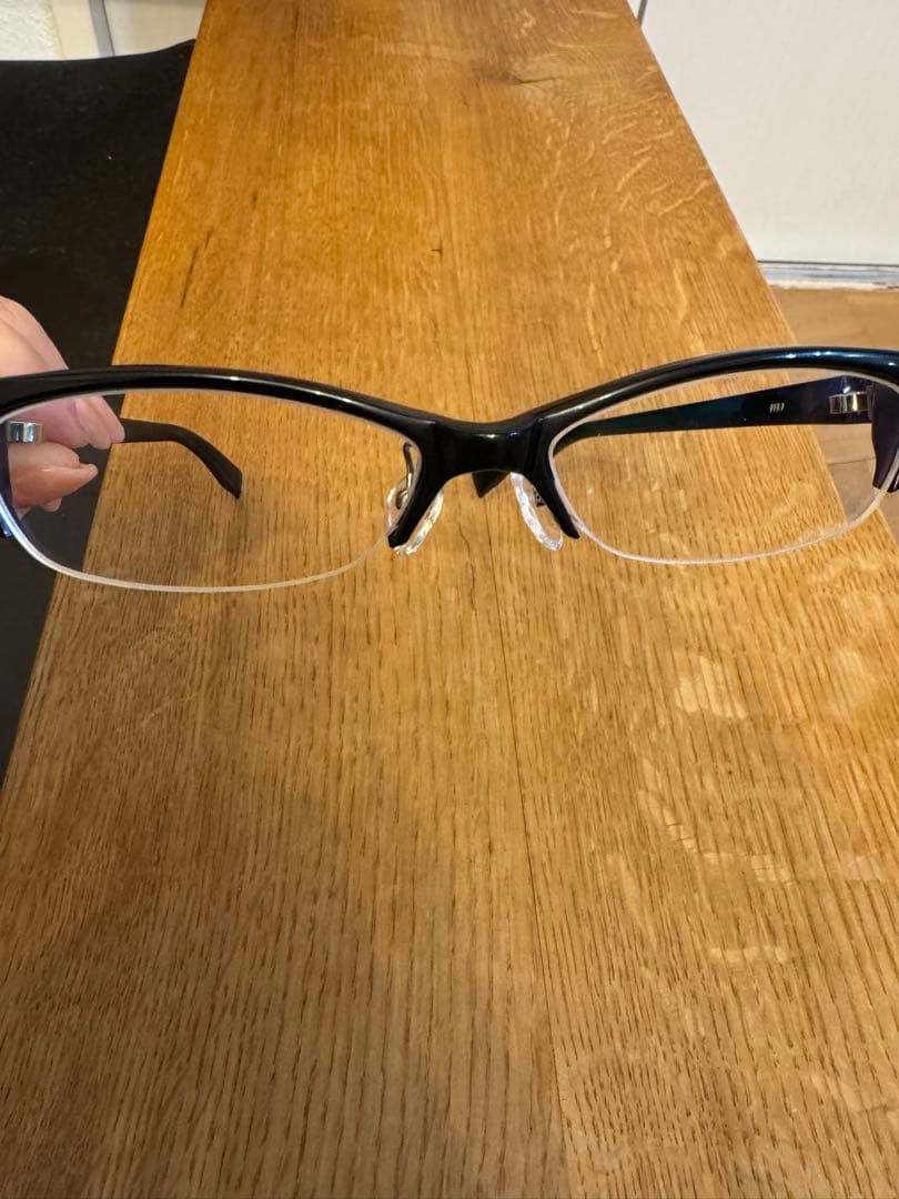 999.9 フォーナインズ　ハーフリムメガネ