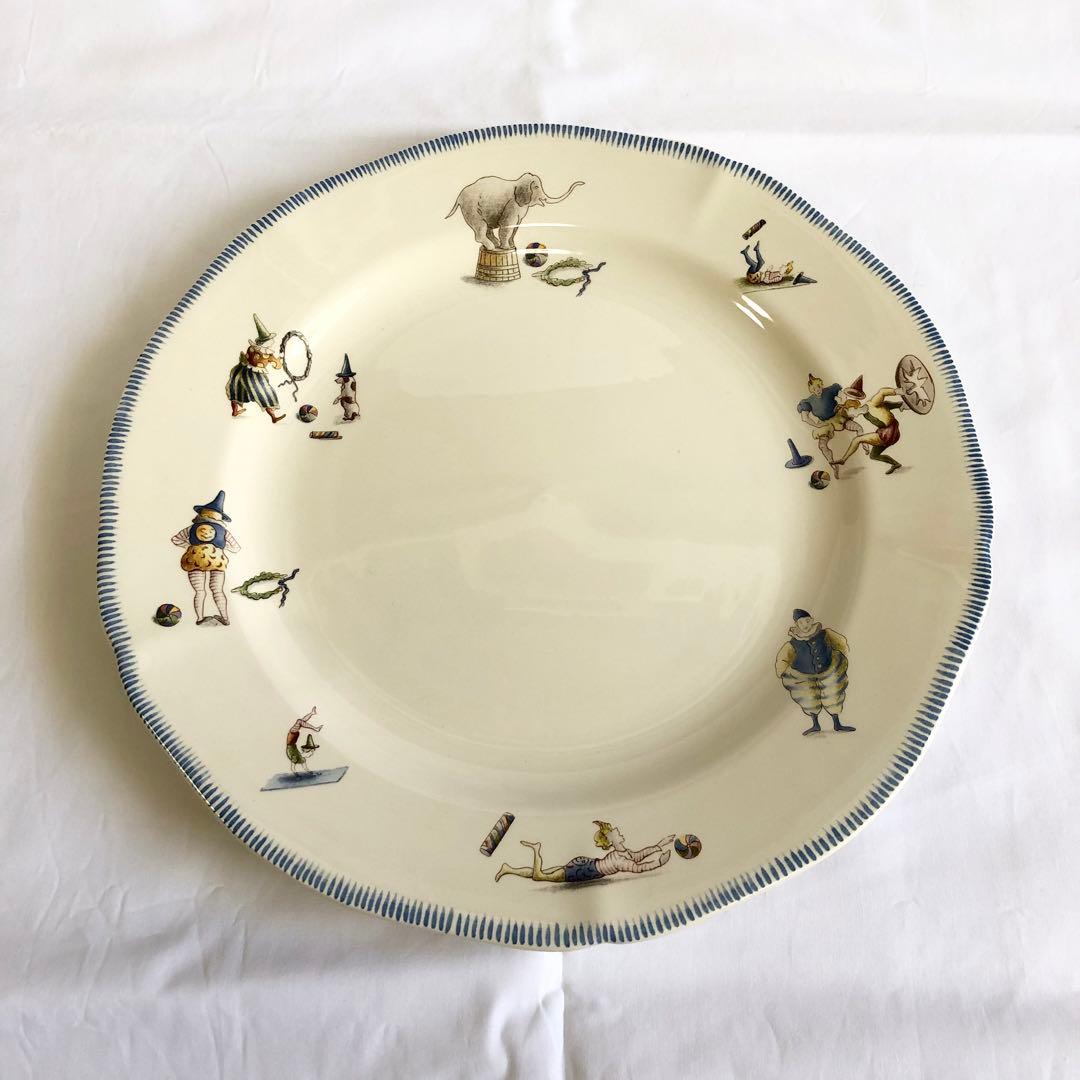 ジアン Gien サーカス LE CIRQUE お皿 フランス製 アンティーク
