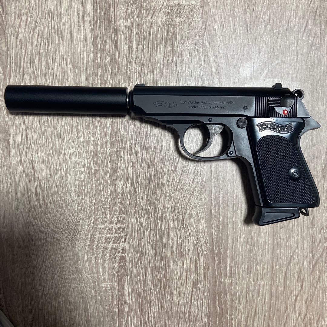 【最終値下げ‼️】マルゼン ワルサーPPK ガスブローバック + サイレンサー