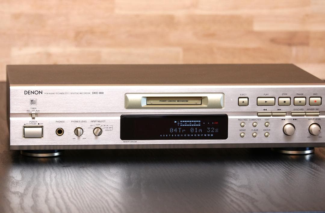 DENON DMD-800 MDデッキ　MDプレーヤー/レコーダー　 日本製②