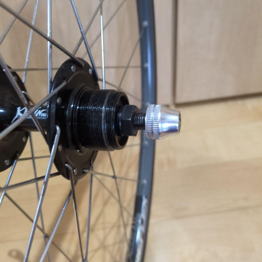 Mavic 完組ホイール 黒リム クイックリリース