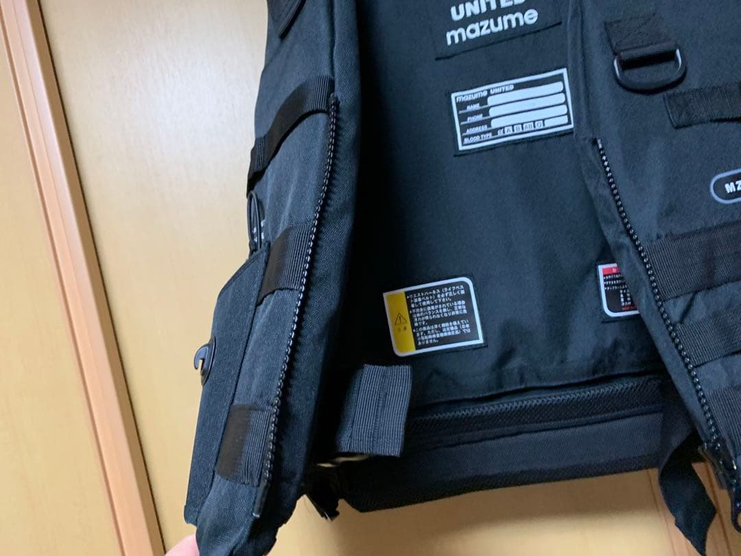 M　mazume MZX.CONTACT 黒 ライフジャケット