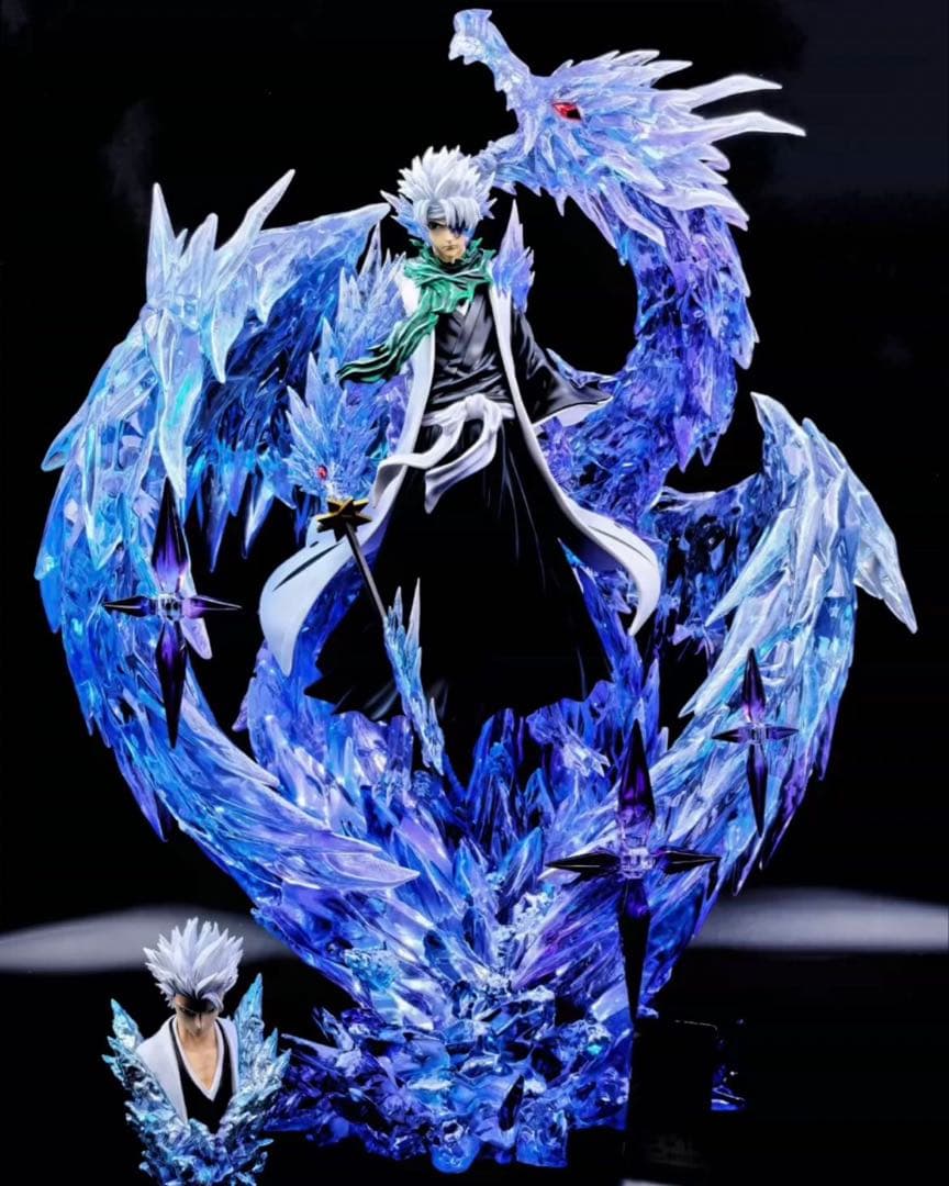 BLEACH 日番谷冬獅郎 ガレージキット ガレキ スタチュー①②