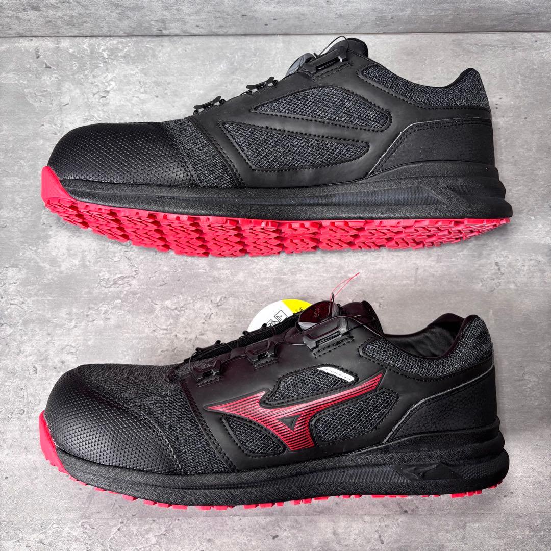 【新品タグ付き】ミズノ オールマイティ LS II 52L BOA 安全靴