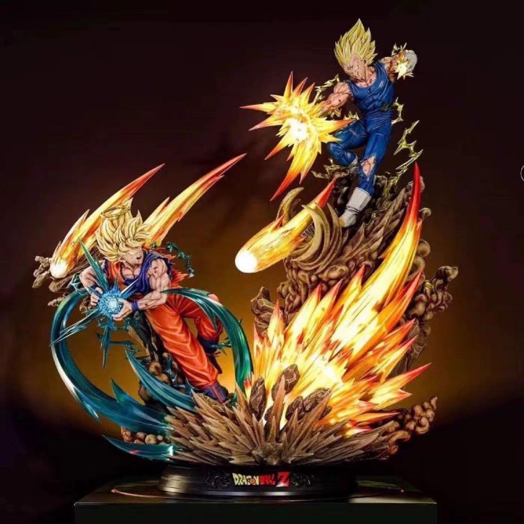 ドラゴンボール 孫悟空 ベジータ フィギュア ガレージキット