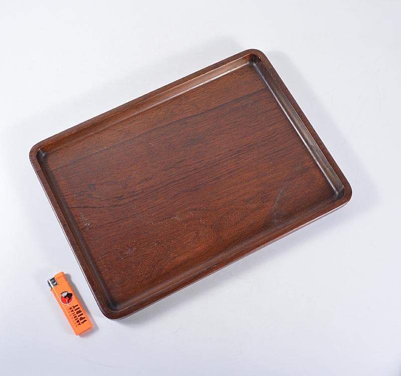 中国　唐木紫檀製　煎茶盆　香盆　V　R4671