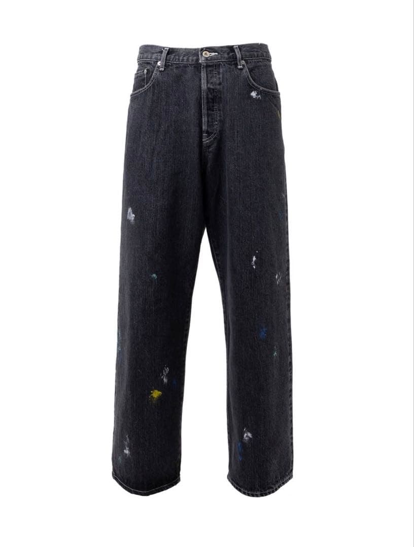 パンツ simply complicated SELVEDGE JEAN BLACK