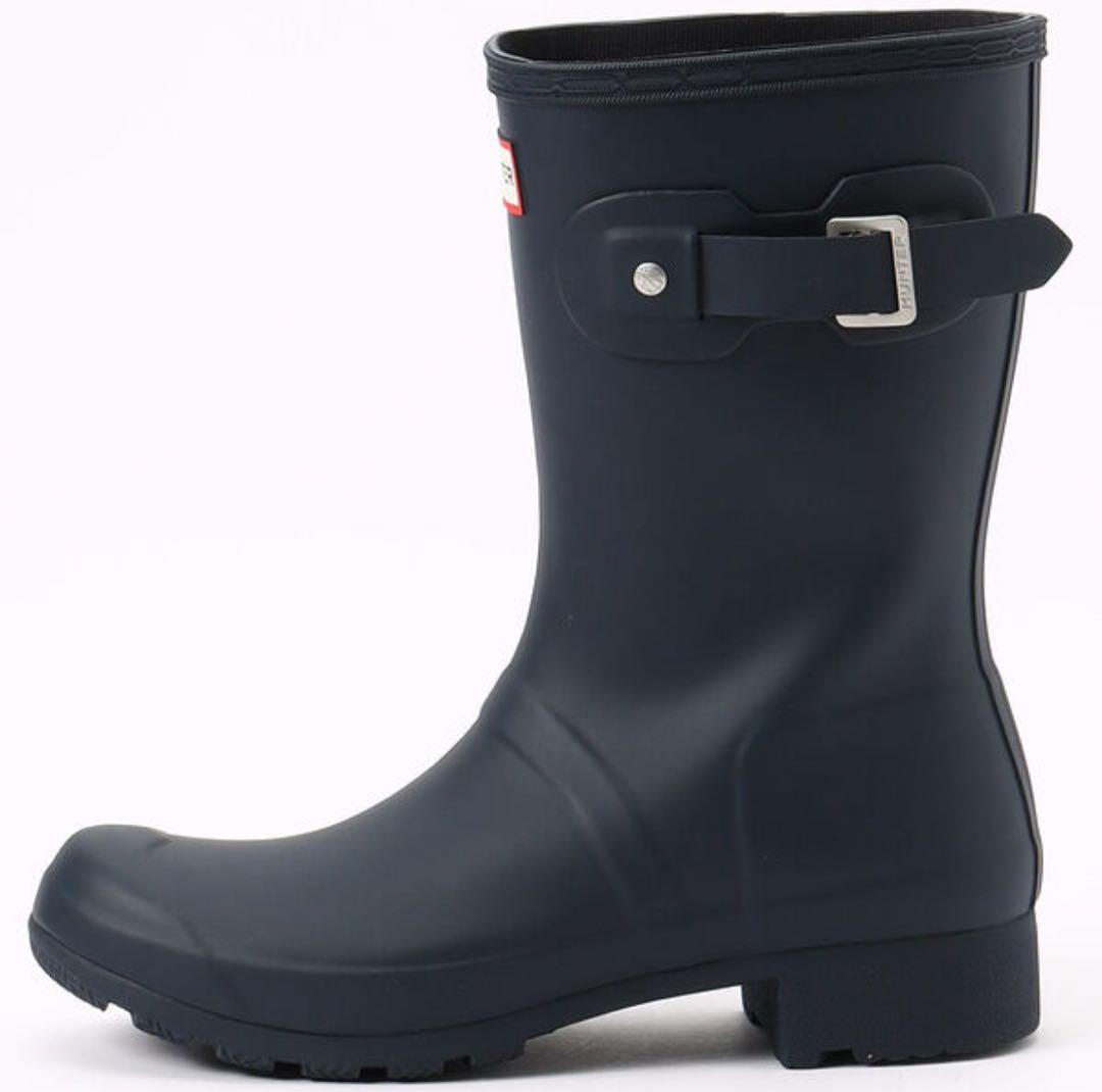 Hunter レインブーツ　ネイビー　25