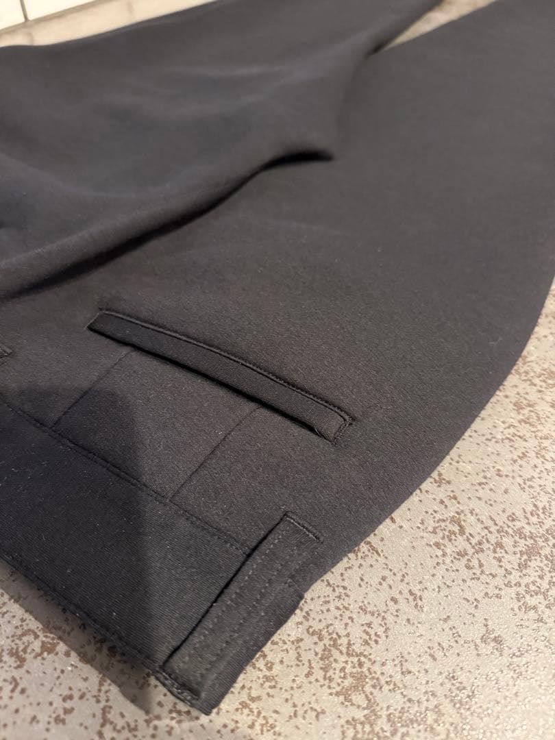 【綺麗め】BRIEFING ゴルフパンツ　3D ジョガーパンツ　L 黒