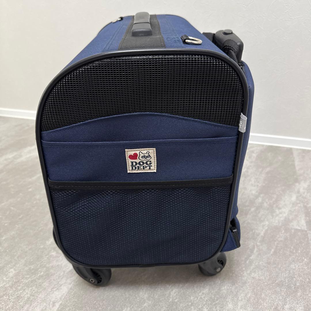新品未使用　DOG DEPT ドッグデプト コロコロ キャリーネイビー